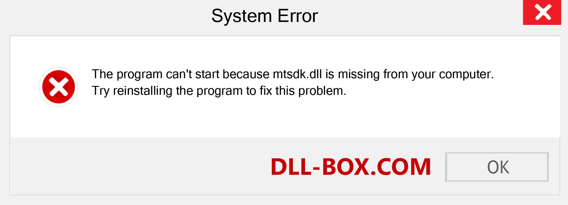  mtsdk.dll file is missing?. Download for Windows 7, 8, 10 - Fix  mtsdk dll Missing Error on Windows, photos, images